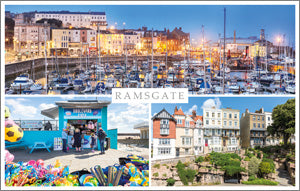 PKT536 - Ramsgate Montage Postcard (1 Unit = 25 PCs)