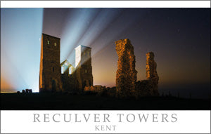 PKT537 - Reculver Towers Herne Bay Postcards (1 unit = 25 PCs)