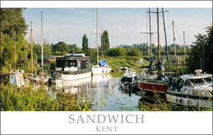 PKT538 - River Stour at Sandwich Postcard (1 unit = 25 PCs)