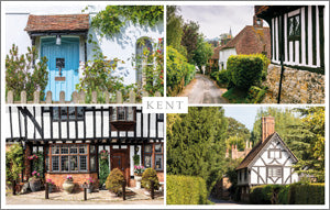 PKT558 - Kent Houses Postcard (1 Unit = 25 PCs)