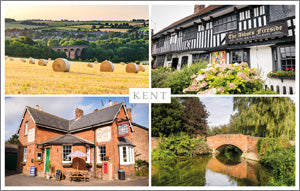 PKT561 - Hamlets of Kent Postcard (1 unit = 25 PCs)