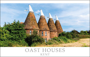 PKT563 - Oast Houses Postcard (1 unit = 25 PCs)