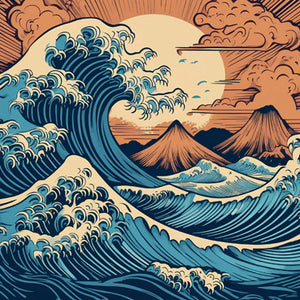 RT163 - The Great Wave Greeting Card (6 Cards)