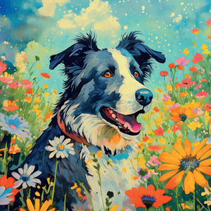 RT167 - Border Collie Greeting Card (6 Cards)