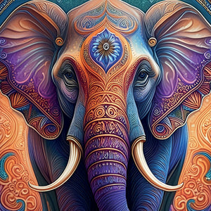 RT173 - Majestic Elephant Greeting Card (6 Cards)