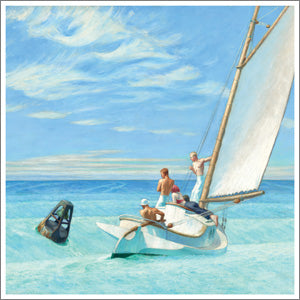 TC204 - Ground Swell (Edward Hopper) Greeting Card (6 Cards)