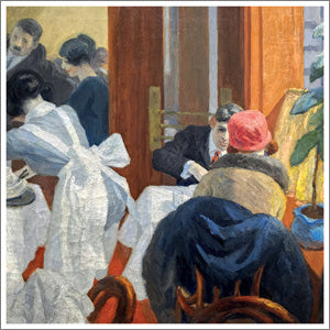 TC205 - New York Restaurant (Edward Hopper) Greeting Card (6 Cards)