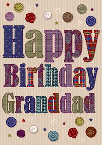 57AS18 - Carte d'anniversaire joyeux anniversaire grand-père