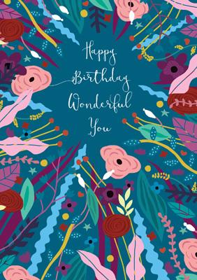 57BB25 - Wonderful You Birthday Card