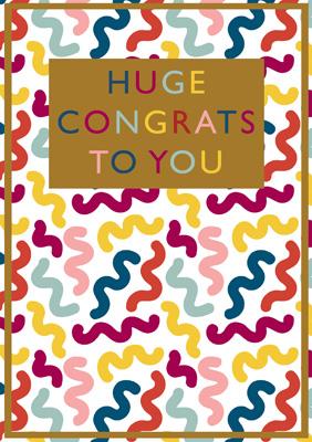 57BBS07 - Huge Congrats to You Greeting Card