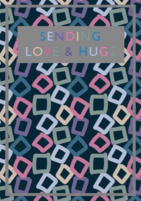 57BBS16 - Sending Love and Hugs Greeting Card