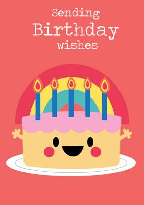 57BW16 - Sending Birthday Wishes Birthday Card