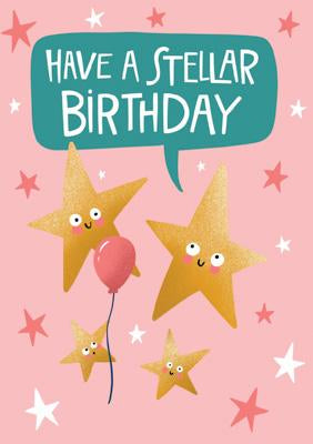 57BW25 - Have a Stellar Birthday Birthday Card