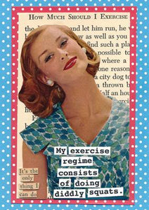 57CH49 - Diddly Squats Greeting Card