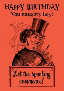 57CL36 - Naughty Boy Birthday Card