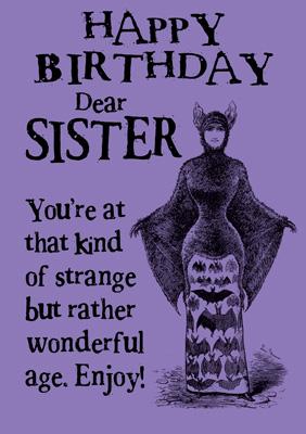 57CL40 - Dear Sister Birthday Card