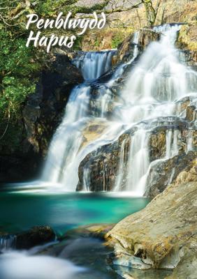 57DG55 - Waterfall Birthday Card (Welsh)
