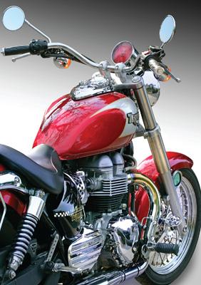 57DG85 – Carte d'anniversaire moto (gallois)