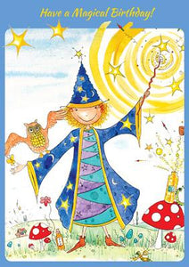 57JK07 - Birthday Wizard Greeting Card