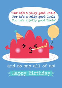 57MG07 - Jelly Good Uncle Birthday Card