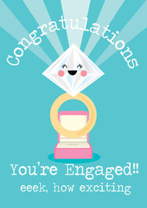 57MG10 - Congratulations You're Engaged Greeting Card