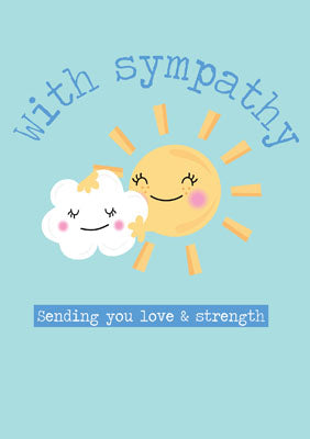 57MG23 - Love and Strength With Sympathy Card
