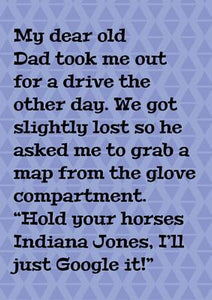 57PS24 - Indiana Jones Greeting Card
