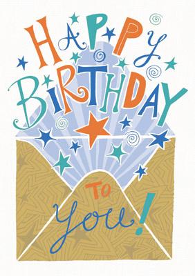 57SB31 - Happy Birthday to you Birthday Card