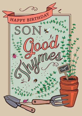 57SS01 - Birthday Son Good Thymes (6 Cards)