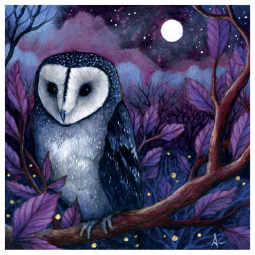 AC122 - Midnight Owl Greeting Card