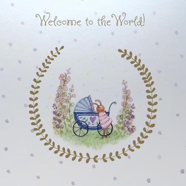 ATG124 - Welcome to the World New Baby Card