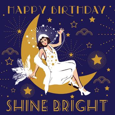 CBR106 - Shine Bright Foil Birthday Card