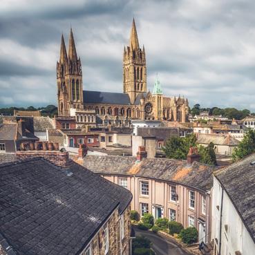 CC174 - Flèches de la cathédrale de Truro Carte de vœux