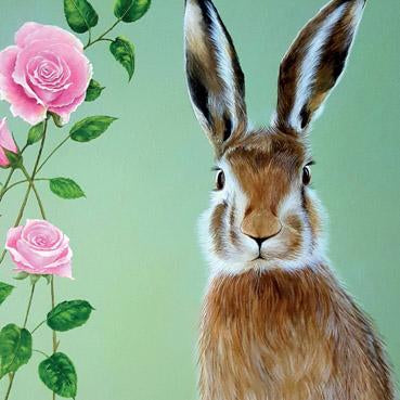 COR109 - Hare & Roses Greeting Card