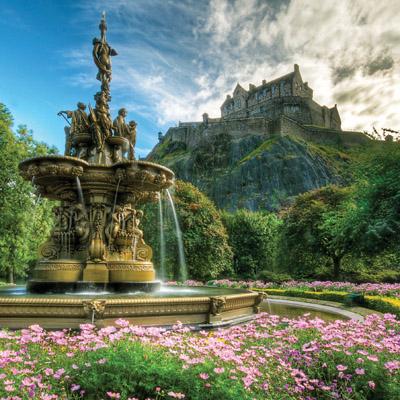 CS134 - The Ross Fountain, Edinburgh Greeting Card