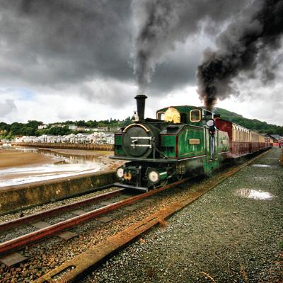 CW150 - Train à vapeur à Porthmadog Carte de vœux