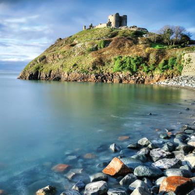 CW155 - Château de Cricieth Gwynedd Carte de vœux