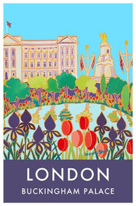 DND503 - Tulips and Irises at Buckingham Palace Postcard