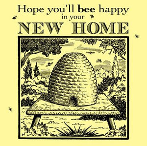 GC110 - Nouvelle maison (Bee Happy) Carte de vœux