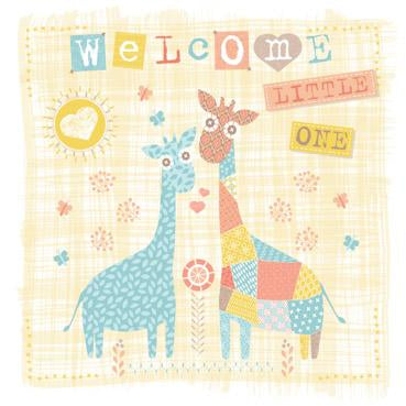 GED104 - Welcome Little One New Baby Card