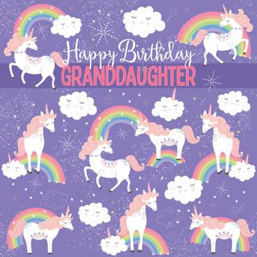 GED127 - Happy Birthday Granddaughter Greeting Card