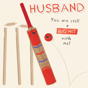 GED144 - Big Hit Husband Birthday Card (6 Cards)
