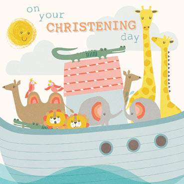 GED149 - On Your Christening Day Greeting Card (6 Cards)