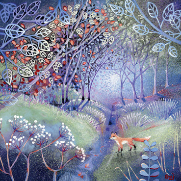HM144 - Fox in the Woods Art Card (6 Cards)