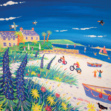 JDG163 - Seaside Holiday at Tresco Art Card (6 Cards)