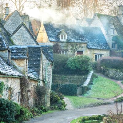 L244 - Arlington Row Bibury Cotswolds Greeting Card