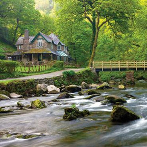 L306 - Watersmeet Devon Greeting Card