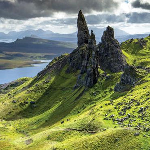 L327 - Le vieil homme de Storr Skye Carte de vœux