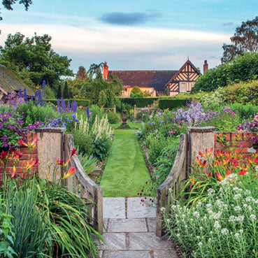 L363 - Sundial Garden Wollerton Old Hall Greeting Card