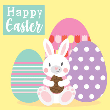 MEM110 - Happy Easter Greeting Card (6 Cards)
